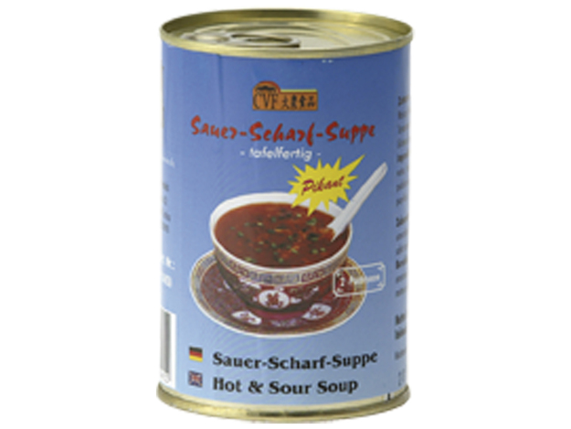 Chinesische Scharf-Saure Suppe (Scharf)