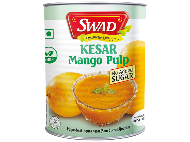 Kesar Mangopüree ohne Zucker