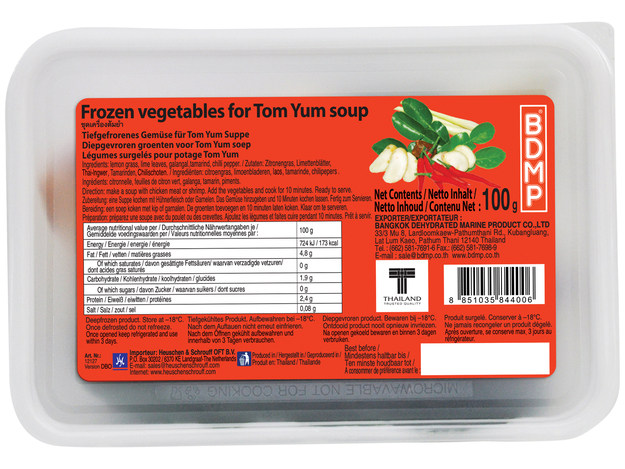 Tom Yum Soup Vegetables