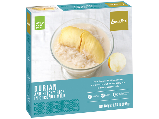 Durian with Sticky Coconut Rice