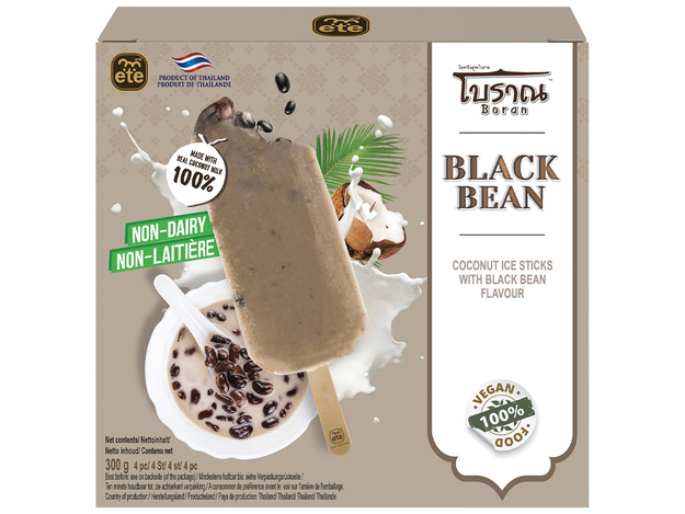 Coconut Popsicle Boran Black Beans