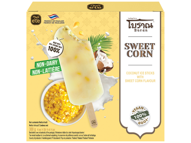 Coconut Popsicle Boran Sweet Corn