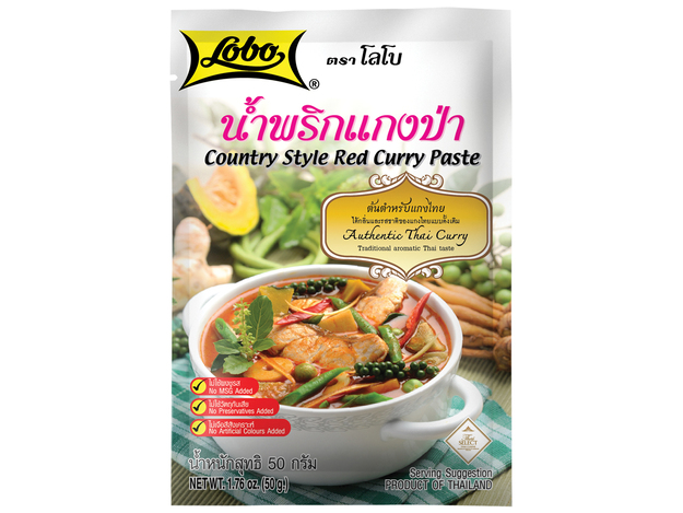 Country Stil Rote Currypaste