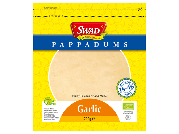 Garlic Pappadums