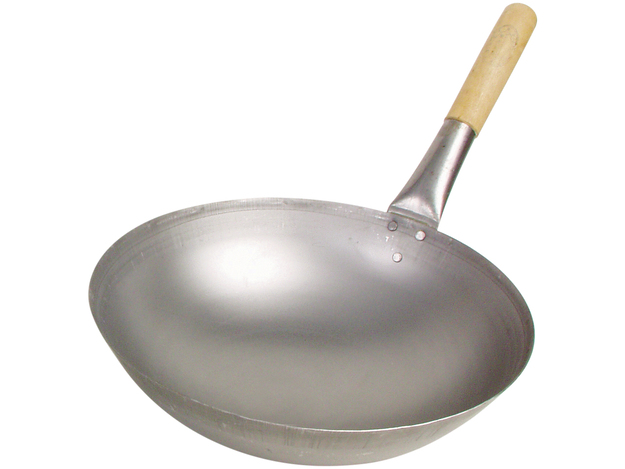 Wok with Wooden Handle (30 cm)