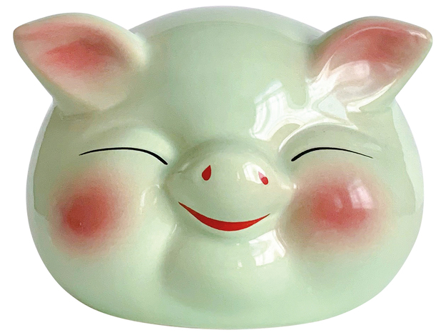 Lucky Pig 10cm (Green)