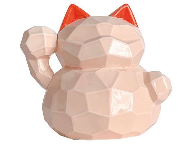 Lucky Cat 10cm (Orange)