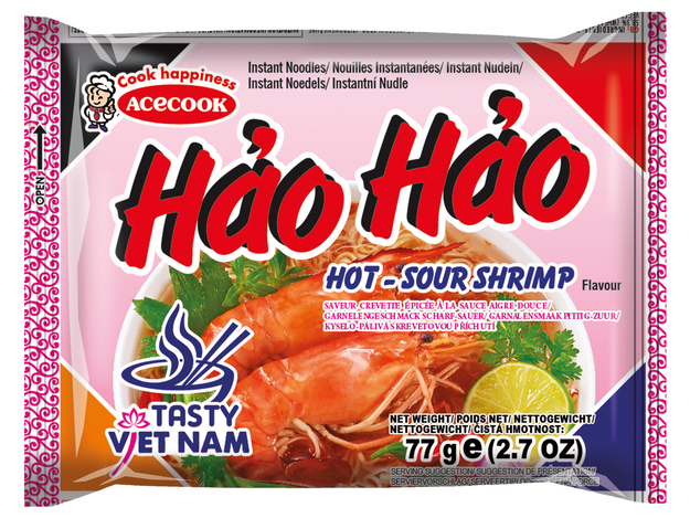 Hao Hao Instant Noodles Hot & Sour 77 g