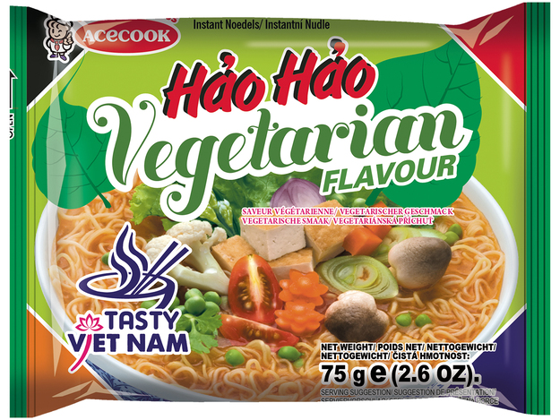 Hao Hao Instant Noodles Groentesmaak 75 g