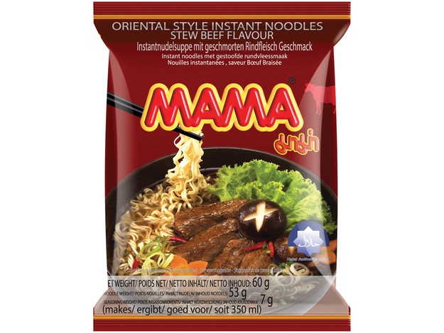 Instant Noodles Stew Beef