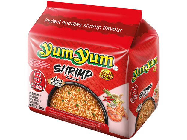 Instant Shrimp Noodles (5-pack)