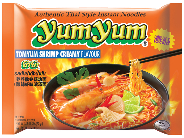 Instant Noodles Tom Yum Shrimp Creamy