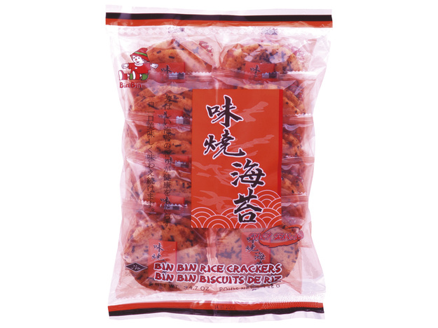 Spicy Seaweed Rice Crackers