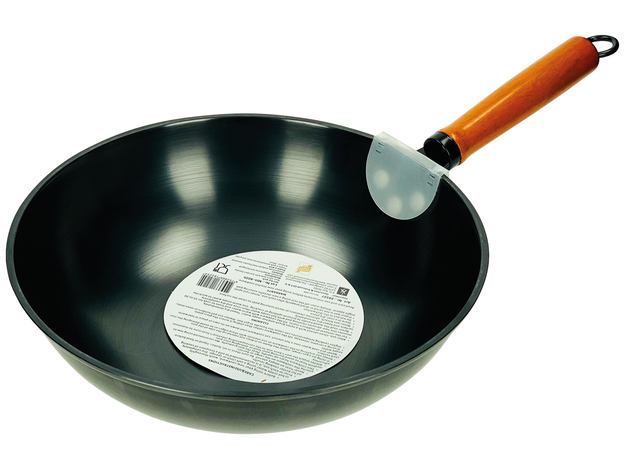 Wok with Wooden Handle (30 cm)