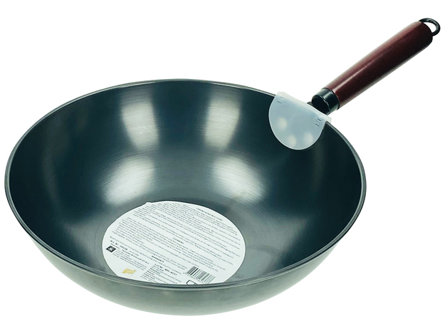 Wok with Wooden Handle (32 cm)
