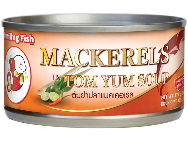 Makrele in Tom Yum Suppe