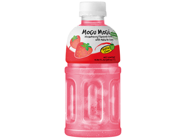 Strawberry Drink with Nata de Coco