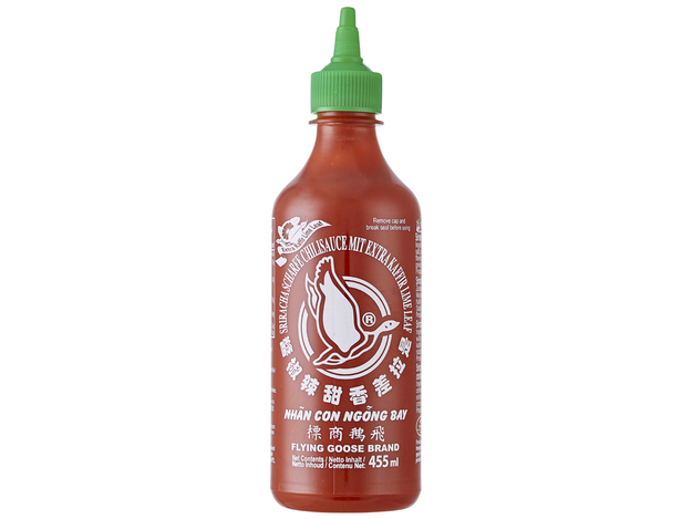 Sriracha Chilisauce mit Kaffir Limette