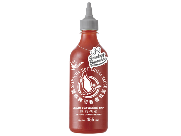 Sriracha Chilisauce Geraucht