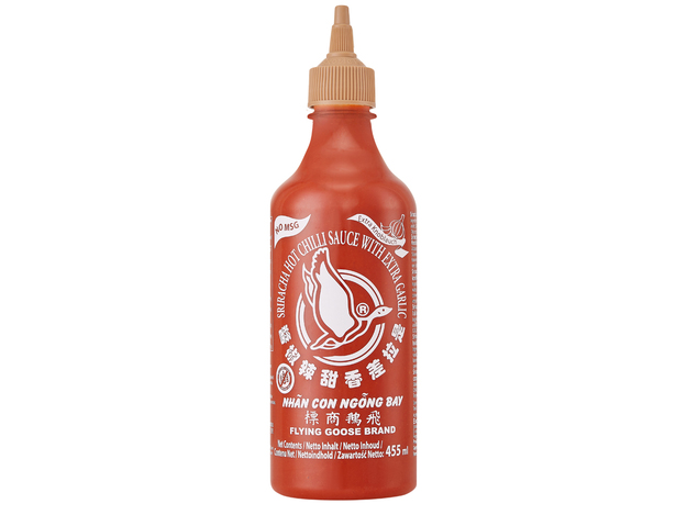 Sriracha Chilisaus met Knoflook no MSG
