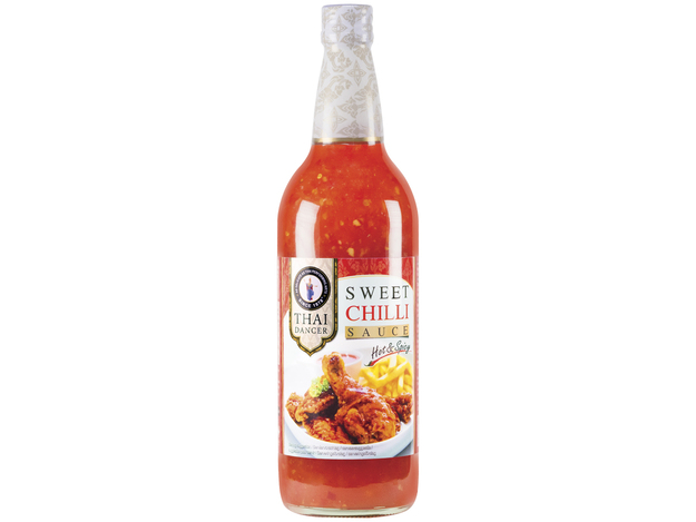 Chilisaus zoet hot&spicy TD fl 735ml