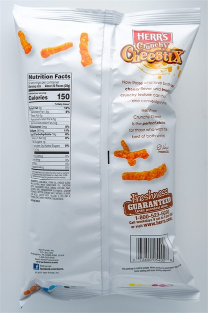 Crunchy Cheestix Real Cheese 255g
