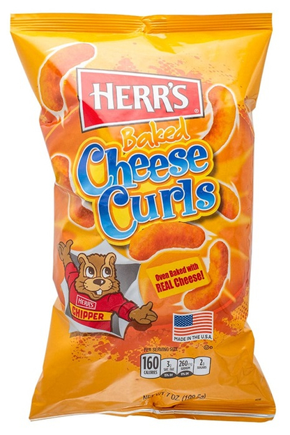 Real Cheese Baked Cheese Curls 198 g