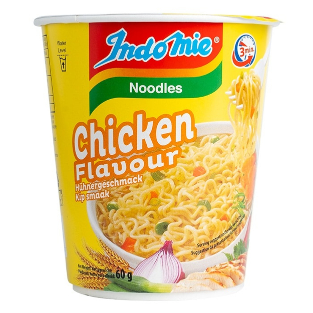 Indomie Instant Noodles Chicken Cup 60g - Fast shipping in