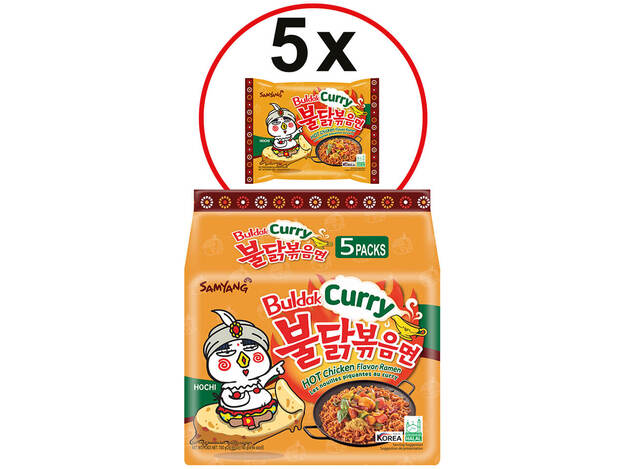 Instant Noodles Hot Chicken Curry