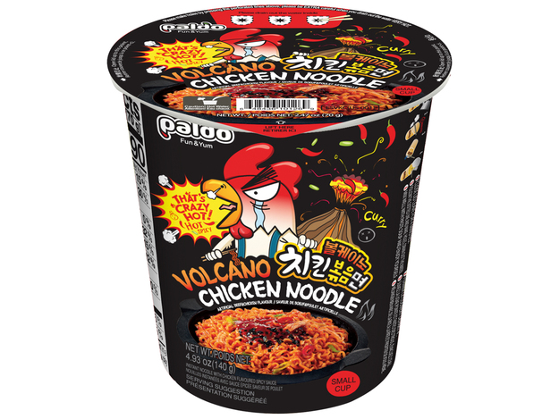 Instant Noodles Volcano Chicken