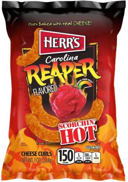 Carolina Reaper Cheese Curls Chips 28g