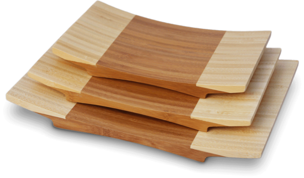 Sushi board wood small 1 ST