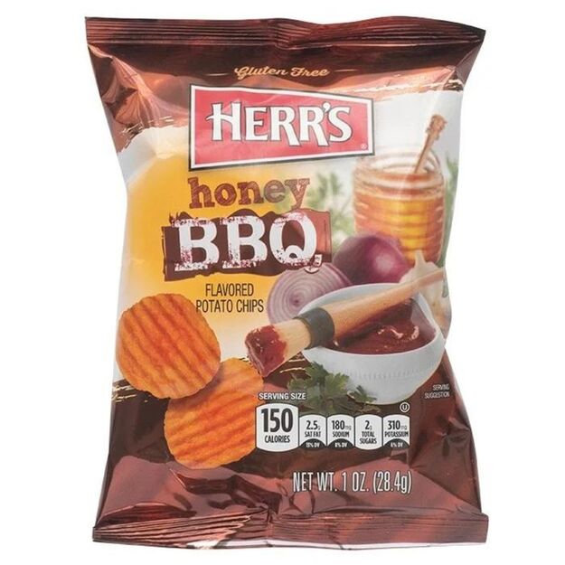Herr's Honey BBQ Chips 28,4 g
