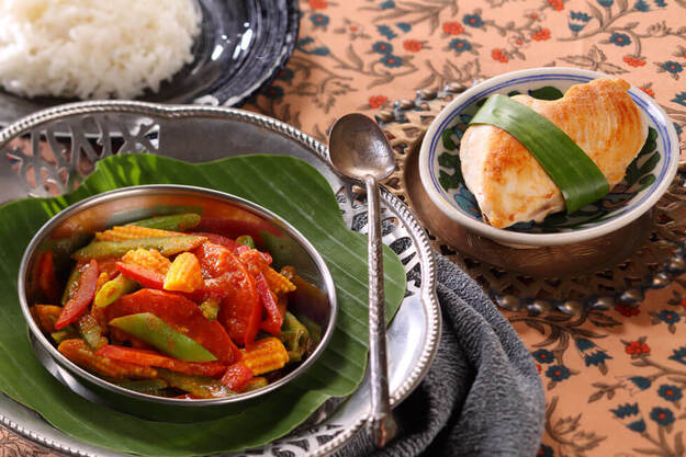 Curry Jalfrezi végétarien