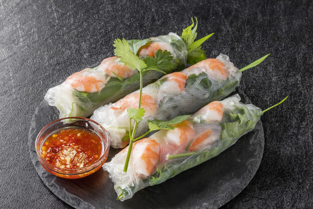 Summer Rolls with Shrimps